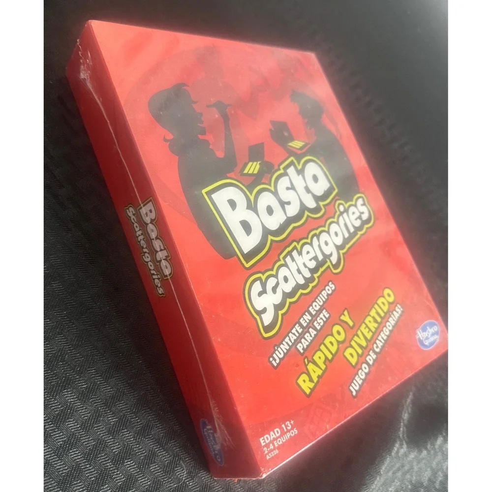 Basta Scattergories Spanish Board Game Hasbro A5226 NEW Factory Sealed Español